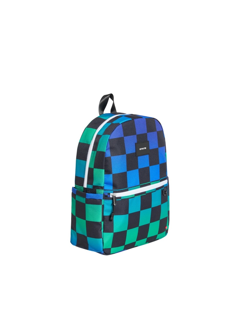 STATE Green & Blue Checkerboard Backpack